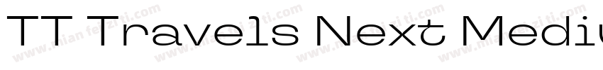 TT Travels Next Medium字体转换